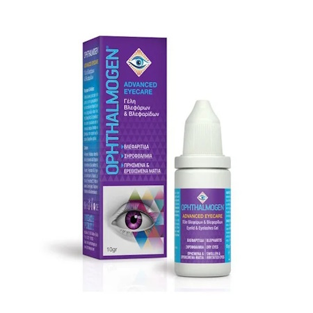 Ophthalmogen Advanced Eyecare Gel Γέλη Βλεφάρων Και Βλεφαρίδων 10gr