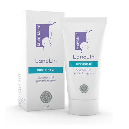 Multi-Mam Lanolin Cream Κρέμα Λανολίνης Υψηλής Καθαρότητας για Φροντίδα & Προστασία των Θηλών Για Θηλάζουσες Μητέρες 30ml