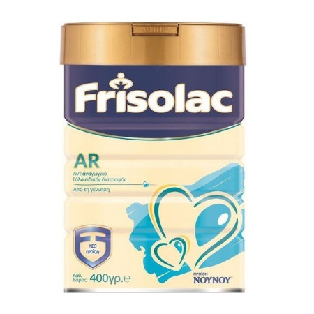 Frisolac AR Βρεφικό Γάλα Ειδικής Διατροφής από τη Γέννηση έως το 12ο μήνα για την Αντιμετώπιση των Αναγωγών 400gr