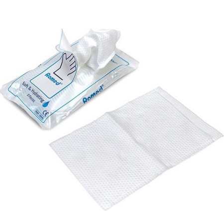 Romed Aqua Hands Γάντια Πλυσίματος Ασθενών Μέγεθος Medium 8 τεμάχια