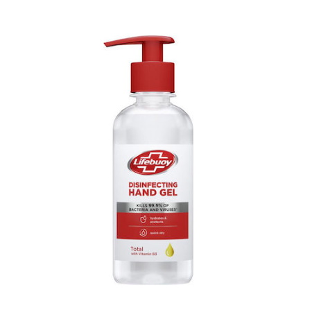Lifebuoy Disinfecting Hand Gel with Vitamin B3 Αντισηπτικό Gel Χεριών με Βιταμίνη E για Ενυδάτωση, Κατά της Ξηρότητας 250ml