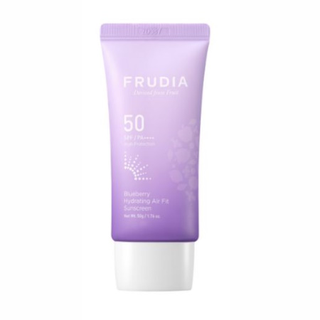 Frudia Blueberry Hydrating Air Fit Sunscreen Αντηλιακό Προσώπου με Εκχύλισμα Μύρτιλου SPF50+ 50ml