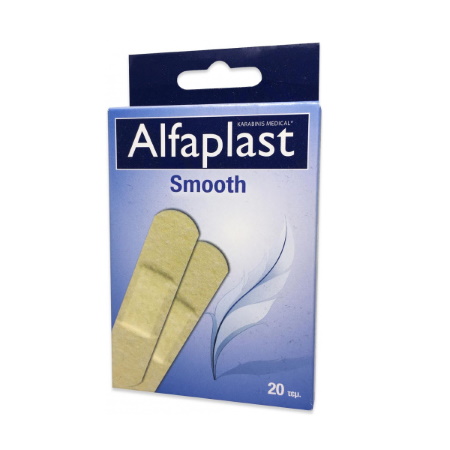 Karabinis Medical Alfaplast Smooth Strips 19mm x 72mm 20 τεμάχια