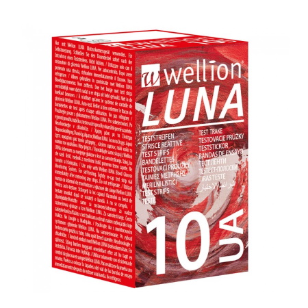 Wellion Luna Uric Acid Ταινίες μέτρησης ουρικού οξέος 10 ταινίες