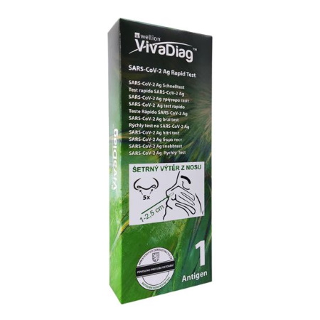Wellion VivaDiag (SARS-COV2) Ag Rapid Test Τεστ Αντιγόνου Ρινοφαρυγγικά/Στοματοφαρυγγικά 25 τεμάχια
