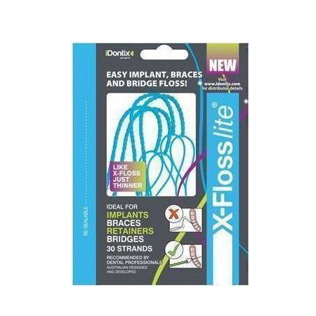 iDontix X-Floss Lite Οδοντικά Νήματα 30 τεμάχια