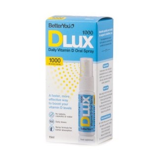 BetterYou Dlux D3 1000iu Συμπλήρωμα Διατροφής με Βιταμίνη D 15ml