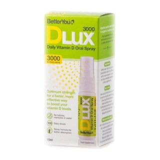 BetterYou Dlux 3000iu Συμπλήρωμα Διατροφής με Βιταμίνη D 15ml