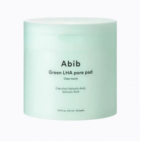 Abib Green LHA Pore Pad Clear Touch Facial Cleansing Pads Επιθέματα Προσώπου 210ml/60 Τεμάχια