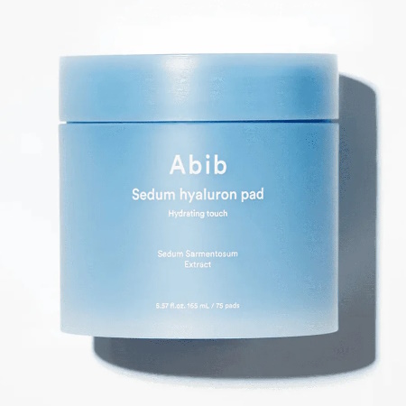 Abib Sedum Hyaluron Pad Hydrating Touch Moisturizing Facial Pads Επιθέματα Προσώπου 165ml/75 Τεμάχια