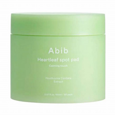 Abib Heartleaf Spot Pad Calming Touch Soothing Face Pads Επιθέματα Προσώπου 150ml/80 Τεμάχια