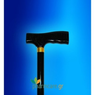 Anatomic Help 0604 Μπαστούνι Μεταλλικό (ρυθμιζόμενο) Χρώμα Μαύρο 77-102 cm