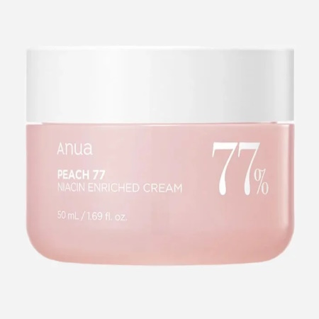 Anua Peach 77% Niacin Enriched Cream Ενυδατική Κρέμα Προσώπου με 77% Εκχύλισμα Ροδάκινου 50ml