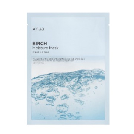 Anua Birch Moisture Mask Moisturizing Sheet Mask Μάσκα Προσώπου 25ml