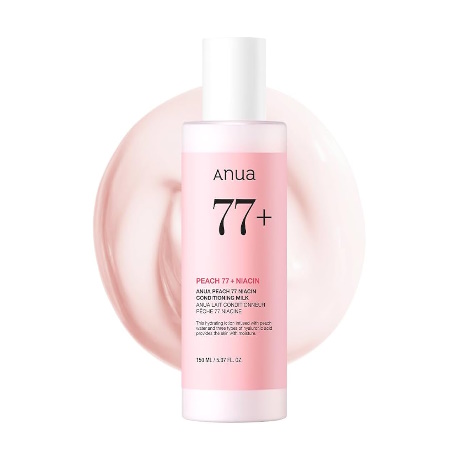 Anua Peach 77% Niacin Conditioning Milk Strengthening Facial Milk with 77% Peach Extract Ενυδατικο Γαλάκτωμα Προσώπου 250ml