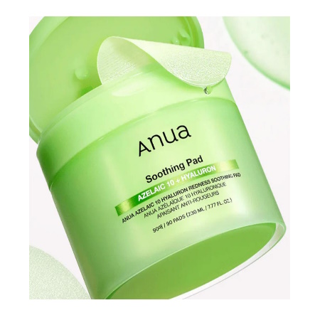 Anua Azelaic Acid 10 Hyaluron Redness Soothing Pad Επιθέματα Προσώπου 230ml 90 Τεμάχια
