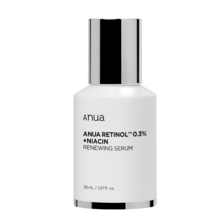 Anua Nano Retinol 0.3% + Niacin Renewing Serum Smoothing and Brightening Serum with Retinol Ορός Προσώπου 30ml