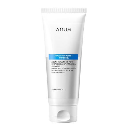 Anua 8 Hyaluronic Acid Hydrating Gentle Foaming Cleanser Moisturizing Foaming Facial Cleanser Κρεμώδης Αφρός Προσώπου 150ml