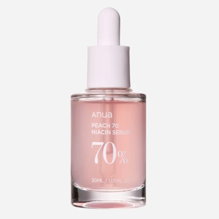 Anua Peach 70% Niacinamide Serum Brightening Serum with 70% Peach Extract Ορός Προσώπου για Λάμψη 30ml