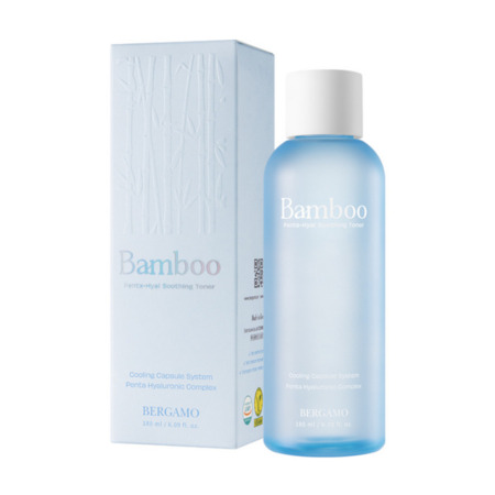 Bergamo Bamboo Penta-Hyal Soothing Toner Τονωτική Λοσιόν με Νερό από Μπαμπού 180ml