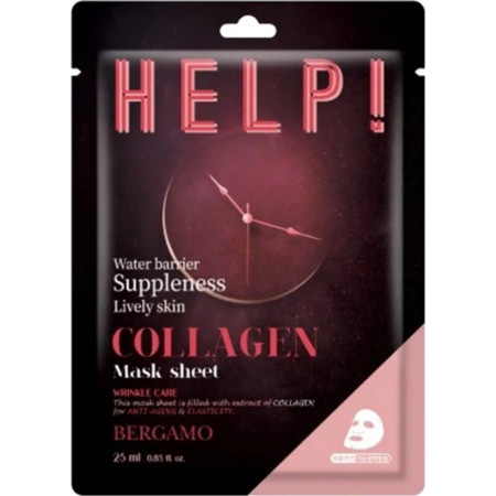 Bergamo Help Collagen Mask Mάσκα Προσώπου με Κολλαγόνο 25ml