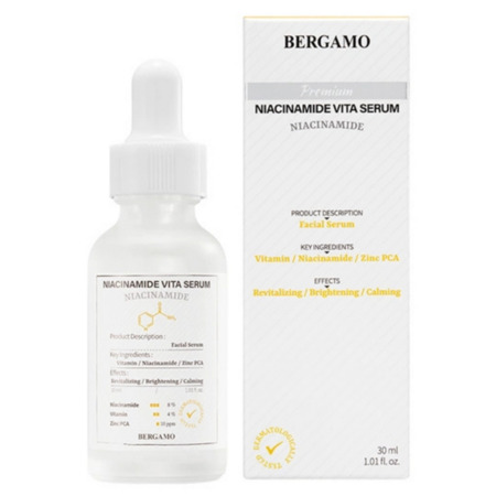 Bergamo Niacinamide Vita Serum Ορός Προσώπου με Νιασιναμίδη 30ml