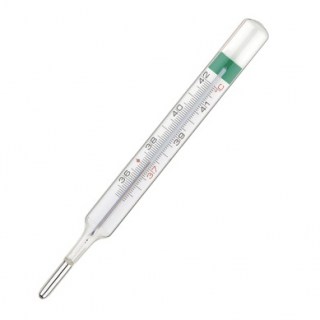 clinical Υδραργυρικό Θερμόμετρο λεπτού 1τμχ