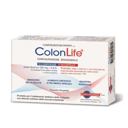 Bionat ColonLife Φυσικό Προϊόν για Παθήσεις του Παχέος Εντέρου 10 δισκία & 10 κάψουλες